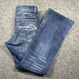 Cowgirl Tuff Co. Don't Fence Me In Bootcut Jeans Women's 28/31 Western Ranch